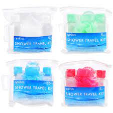 Dollartree Com April Bath Shower Travel Kits 5 Pc Sets Travel Kits Acrylic Nail Kit Dollar Tree