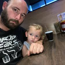 The aftermath of a day of riding. Peep that shirt Rick England Brett McGee