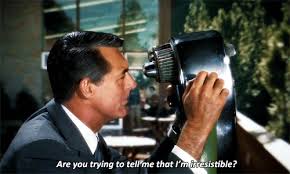 Thornhill (cary grant) has the bad luck to call for a messenger just as a page goes out for a george kaplan.. The Dissolve Cary Grant Was Among The Most Ironic Of The