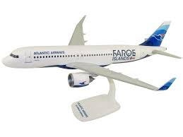 PPC Atlantic Airways Faroe Islands Airbus A320neo Desk Model 1100 AV  Airplane | eBay