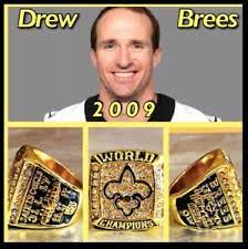 We present them here for purely educational purposes. New Orleans Saints Drew Brees 2009 Championship Ring Size 11 Ebay