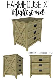 Two adults are recommended to assemble. Farmhouse X Nightstand Plans Laptrinhx