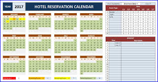 Booking And Reservation Calendar Exceltemplate Net In 2020 Calendar Template Excel Calendar Excel Templates