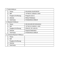 Data sasaran kerja pegawai 1 yang dinilai a. Skp Bidan Terampil