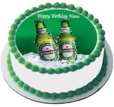 Heineken Beer Edible Birthday Cake Topper Or Cupcake Topper Decor Birthday Cake Toppers Cupcake Toppers Heineken Beer