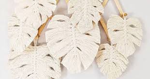 Good Morning On This Beautiful Gloomy Day We Are Half Way To The Weekend And The Monstera Leaves Ar Macrame Design Macrame Projects Macrame Patterns Tutorials