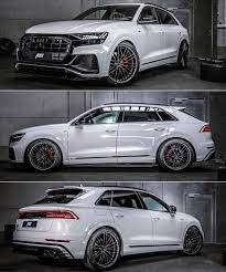 audi q8 white custom modified by abt audi luxury cars audi audi suv