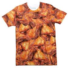 Chicken Wings Invasion T Shirt Shelfies