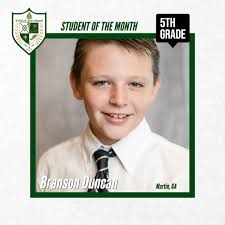 TFS names middle school Students of the Month for January