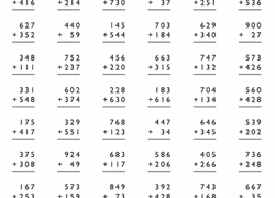 Fourth Grade Worksheets Printables Education Com Math Addition Worksheets 3rd Grade Math Worksheets Math Worksheets