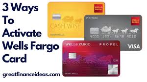 Maybe you would like to learn more about one of these? 3 Ways To Activate Wells Fargo Credit Card New Bonus Finance Ideas For Saving Banking Investing And Business