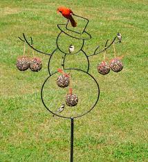 Metal Snowman Seed Ball Bird Feeder Bird Welding Art Welding Projects Welding Crafts