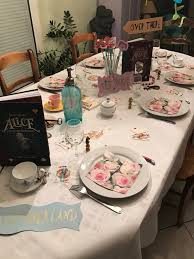 Pour l'anniversaire de votre enfant, vous organisez un anniversaire original sur le thème d' alice au pays des merveilles. Le Salon Des Lettres Ma Decoration D Anniversaire Alice Au Pays Des Merveilles