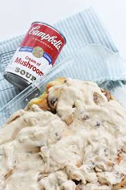 Cream Of Mushroom Chicken Bake With Cheese Recipe Mushroom Chicken Cream Of Mushroom Chicken Creamed Mushrooms