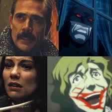 Vocês teriam gostado mais de "The Flash" se eles tivessem feito isso em vez  do Batman do Keaton? (topo: Thomas Wayne do Jeffrey Dean Morgan como Batman  e Martha da Lauren Cohan