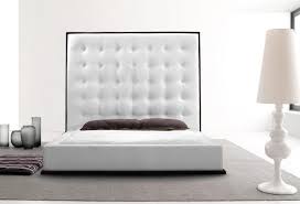 Sleek lines, bright white, and shiny chrome epitomize modern italian design, and the italian made angela bedroom set is no deifferent. Exquisite Leather Luxury Platform Bed Boston Massachusetts Vbet