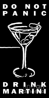 Do Not Panic Drink Martini Black By Wingsdomain Art And Photography Contemporary Design Art Martini Restaurant Signs