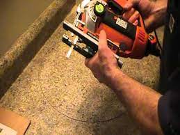 An inexpensive kitchen countertop would be easy to make. How To Cut Out A Countertop For A Basin Ot Sink Plumbing Tips Youtube