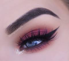 See This Instagram Photo By Angelabright 672 Likes Red Eye Makeup Eye Makeup Eye Makeup Tutorial