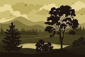 Check spelling or type a new query. Mountains Trees And Lake Clipart Image