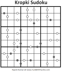 Here you will find printable sudoku puzzles with the levels: Kropki Sudoku Daily Sudoku League 181