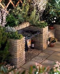 Time to beautify your outdoor space. Backyard Bbq Area Stones 35 Trendy Ideas Bbq Area Garden Outdoor Bbq Backyard Grilling
