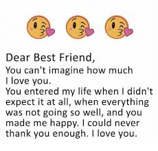 You are my best friend, the one who understands me. Friend Love Quotes Planet Detective