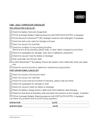 A hvac maintenance checklist to help you prolong your air conditioner and furnace's lifespan and increase its efficiency. Https Www Tennantco Com Content Dam Tennant Tennantco Products Machines Scrubber 20walk Behinds T300 T300e T300 Daily Checklist En Noam Pdf