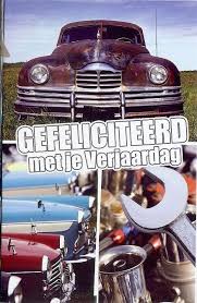 Verjaardagskaart Met Oldtimers