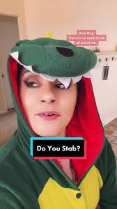 Little Boy Trying Protect from Dino