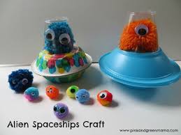 Pink And Green Mama Escape From Planet Earth Dvd Review Giveaway And Alien Spaceship Craft Spaceship Craft Space Activities Space Crafts