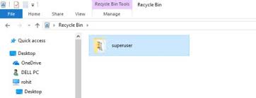 Release the recycle bin icon over the start menu icon. Recycle Bin And External Hdd Super User