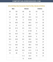 Shoe Size Conversion Charts For Men And Women