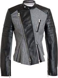 3 1 Phillip Lim Leather And Wool Biker Jacket Biker Jacket Jackets Fashion