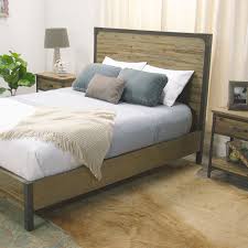 Wood And Metal Aiden Bed Bedroom Inspirations Bed Home Furniture