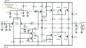 This Is 120w Power Amplifier Schematic Using To 3 Package Complementary Transistors Npn And Pnp Polarity The Power Amplifiers Audio Amplifier Hifi Amplifier