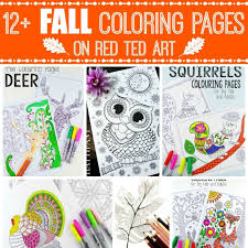 Zentangle pumpkin coloring page at just color. Free Printable Adult Coloring Pages For Fall Red Ted Art Make Crafting With Kids Easy Fun