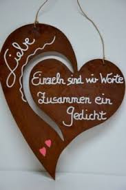 Schild Liebe Bastelideen Idee Holzgeschenke