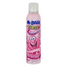 Mr Bubble Original Foam Soap Original Bubble Gum Scent 8 Oz Walmart Com Foam Soap Bubbles Best Cleaning Products