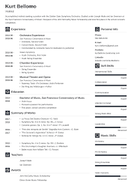 What is the difference between a résumé and a cv? Music Resume Template With Examples For A Musician