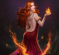 Beautiful Funny Cute And Unusual Pictures Fantasy Girl Fantasy Art Fire Goddess