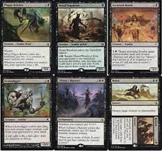 Wenn er ins spiel kommt, ziehst du x karten, wobei x die anzahl an kreaturen ist, die in diesem zug unter deiner kontrolle gestorben sind. Mtg Schwarzes Zombie Deck Programmiert Liliana Die Meisterschaft 60 Karten Magic The Gathering Ebay