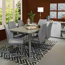 In modern times it is usually adjacent to the kitchen for convenience in serving, although in medieval times it was often on an entirely different floor level. Shop Kendall 7 Piece Dining Set Online Home Boxbahrain