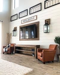 36 Awesome Tv Wall Ideas For Your Living Room Large Wall Decor Living Room Mounted Tv Ideas Living Rooms Family Room Walls