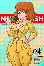 She adopted the stage name april o'neil from the fictional character in teenage mutant ninja turtles. April O Neil 80 S By Oldskullkid On Deviantart