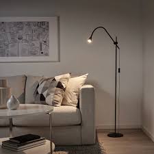 Navlinge Led Floor Read Lamp Black Ikea In 2020 Lamp White Floor Lamp Small Floor Lamps