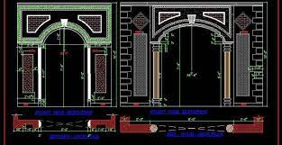 Why front elevation design is important? Modern Arch Design For Open Entrance Autocad Dwg Plan N Design