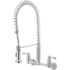 The flow rate is a measure of how much water moves through the faucet over a certain period of time. 2 Handle Wall Mount Pull Down Sprayer Kitchen Faucet In Chrome Kuchenarmaturen Kuchenarmatur Kuchen Mobel