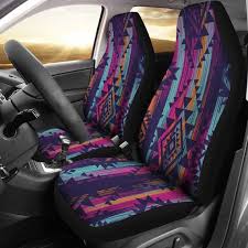 Boho Color Streaks Car Seat Covers Pair 2 Front Seat Covers Etsy In 2020 Car Seats Aztec Car Carseat Cover