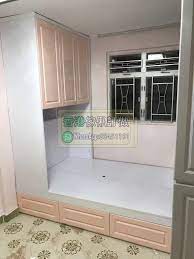 香港全屋傢俬訂做室內空間設計傢俱訂製睡房訂造廚房定制公屋家具私家樓兒童房定做订制简美欧式膜压吸塑风格整体橱柜廚房 睡房香港私樓油壓油壓香港全屋定制整体橱柜订制厨房定做现代简约木纹防火板石英石组合